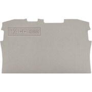 20021291PK [端子台エンドプレート 2001・2002シリーズ共用 2線式 グレー色 10個入り]