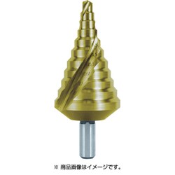 2枚刃 スパイラルステップドリル 40.5mm チタン 101090T