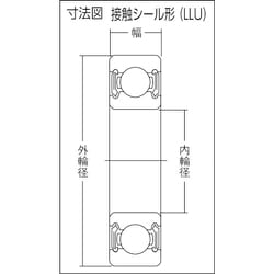 ヨドバシ.com - エヌティーエヌ NTN 6817LLU [NTN B中形ボール