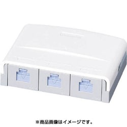 NR3163 [ぐっとすシリーズ 情報モジュラージャック CAT5E 露出3個口]