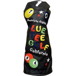 合皮スマイルヘッドカバー ドライバー用 ブラック