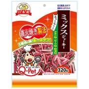 愛情レストラン ふっくらミックスジャーキー 320g [犬用おやつ 全犬種用 ビーフ・チキン・野菜ミックス]