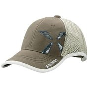 XEFO・WIND-FIT Half Mesh Cap CA-252Q カフェブラウン