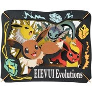 PT-089 ポケットモンスター PAPER THEATER イーブイ エボリューションズ [ペーパークラフト（完成サイズ：H80×W100×D42mm）]