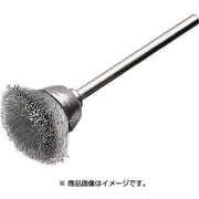 430323 [ミニチュア軸付カップ型ブラシステンレス線 0.1φ18]