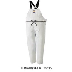 12063610 [作業服 マリンエクセル 胸当て付きズボン膝当て付（サスペンダー式） ホワイト 3Lサイズ]
