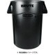 ラウンドブルートコンテナスリット付 166.5L ブラック 26436007