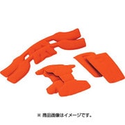 80CFPOR [EXFILSARヘルメットコンフォートパッド交換用セット オレンジ]