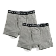 2枚組 アウトゴムボクサー Mサイズ チャコールグレー R0805U M HGY