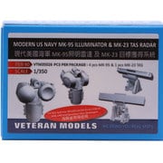 VTMM35026 [1/350 艦船用ディティールアップパーツ アメリカ海軍 Mk-95 イルミネーターレーダー＆ Mk-23 TASレーダー]