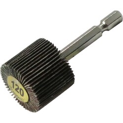 HUFN307 [インパクト用 軸付フラップホイール 6.35mm軸 φ30×25×6.35 A＃120]