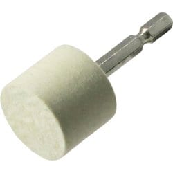 NFF30 [インパクト用 軸付フェルトホイール 6.35mm軸 φ30×25×6.35]