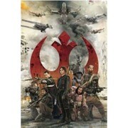 STAR WARS-009 ROGUE ONE - REBEL ALLIANCE [3Dポストカード]