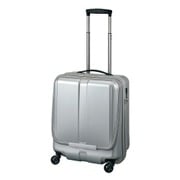 スーツケース PURAU（プラウ） 旅行日数目安：1～2泊 38L TSAロック搭載 機内持ち込み可 シルバー WORLD-5810SV