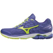 J1GD170644 WAVE RIDER 20 WIDE 240 [ランニングシューズ レディース ワイドフィット（3E） パープル×イエロー 24.0cm]