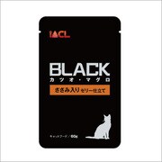 BLACK カツオ・マグロ ささみ入り ゼリー仕立て 60g [キャットフード]