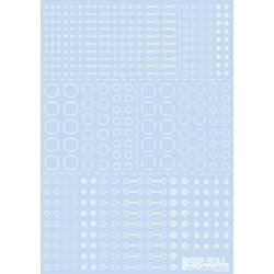 アクセントデカール A ホワイト [プラモデル用品]