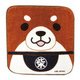 忠犬もちしば ミニタオル おかか [H19×W19cm]
