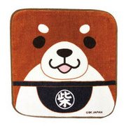 忠犬もちしば ミニタオル おかか [H19×W19cm]