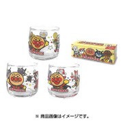 アンパンマン 強化ミニグラス 3個入 [キャラクターグッズ]