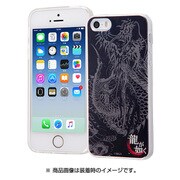 IJ-SGP5TP/RYU10 [iPhone SE/5s/5 TPUケース＋背面パネル 龍が如く 応龍(モノクロ)]