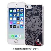 IJ-SGP5TP/RYU11 [iPhone SE/5s/5 TPUケース＋背面パネル 龍が如く 般若(モノクロ)]