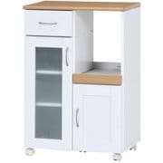 キッチンカウンター サージュ WH×NA 60cm幅 96818