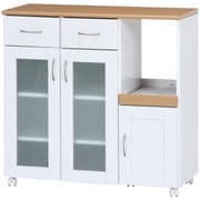 キッチンカウンター サージュ WH×NA 90cm幅 96819