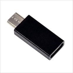 RBHE280 [充電・通信変換アダプタ TypeCメス-microBオス BK]