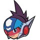 流星のロックマン PATCH ロックマン [約H70×W60mm]