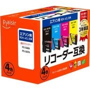互換インクカートリッジ エプソン リコーダー RDH-4CL 4色パック(ブラック/シアン/マゼンタ/イエロー) 顔料 PLE-ERDH-4P