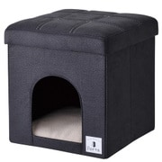 Porta ドッグハウス＆スツール ブラック レギュラー RD
