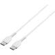 USB2.0ケーブル Type-Cケーブル（Type-C to Type-C） 1.0m ホワイト BSMPCCC210WH
