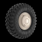 1/35 レジン製アクセサリー アメリカ ディンゴATV対地雷装甲車用タイヤホイール [プラモデル]