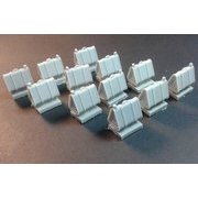 1/35 レジン製アクセサリー ドイツ 20リットル三角型携行缶12個 [プラモデル]