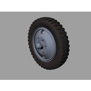 1/35 レジン製アクセサリー ドイツ 6輪装甲車 Sdkfz231用タイヤホイール [プラモデル]
