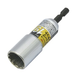 六角軸 電動ドライバー用 ディープソケット19mm