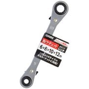 TAKAGI 4サイズ板ラチェットレンチ6×8×10×12mm