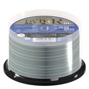 DVD+R(Data) 片面2層 1回記録用 8.5GB 2-8倍速 50枚スピンドルケース50P インクジェットプリンタ対応(ホワイト) ワイド印刷エリア対応 DTR85HP50SD1
