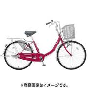 シティサイクル Alumistar U(アルミスター U) 24型 変速なし オートライトタイプ ネオシャドーレッド DAU40A8 OR72