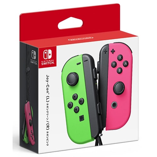 Nintendo Switch専用 Joy-Con (L) ネオングリーン/(R) ネオンピンク