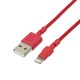 USB Type-A to Lightningケーブル 充電/転送 MFi認証 1m レッド LNC-W10R