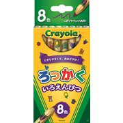 対象年齢 3歳～ クレヨラ ろっかくいろえんぴつ 8色