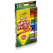 対象年齢 3歳～ なめらかクレヨン 12色