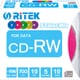 PC/データ用 CD-RW 700MB 10倍速対応 5色カラーミックス 10枚パック CD-RW700.MIX10P A