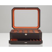 Windsor 10pc Watch Box w/ Draw Brn/Org 458606