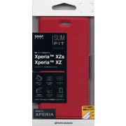 3089XPXZS [Xperia XZs/XZ 薄型手帳ケース SLIM FLAT CASE サイドマグネット レッド×ネイビー]