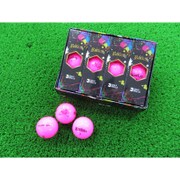 ロックオンゴルフボール ネオンピンク [ゴルフボール 1ダース12球入り]