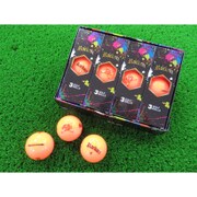 ロックオンゴルフボール ネオンオレンジ [ゴルフボール 1ダース12球入り]