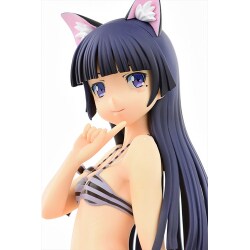 オルカトイズ 箱無し 1/4 黒猫 縞MIZUGI ねこみみver 中古】(本体C/箱B)俺の妹がこんなに可愛いわけがない。 黒猫・縞